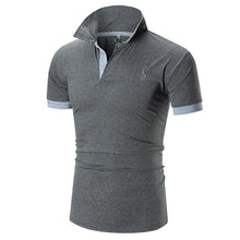 Load image into Gallery viewer, 2018 Mens Polo Shirt Brands Male Short Sleeve Casual Slim Solid Color Deer Embroidery Polo shirt