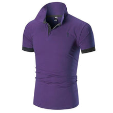 Load image into Gallery viewer, 2018 Mens Polo Shirt Brands Male Short Sleeve Casual Slim Solid Color Deer Embroidery Polo shirt