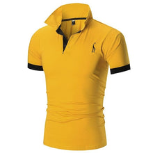 Load image into Gallery viewer, 2018 Mens Polo Shirt Brands Male Short Sleeve Casual Slim Solid Color Deer Embroidery Polo shirt