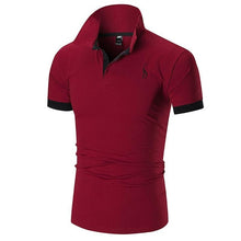 Load image into Gallery viewer, 2018 Mens Polo Shirt Brands Male Short Sleeve Casual Slim Solid Color Deer Embroidery Polo shirt