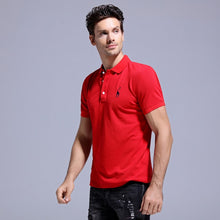 Load image into Gallery viewer, GustOmerD 2019 Brand Quality Cotton Polo Shirt Men Solid Slim Fit Short Sleeve Polos Men Fashion Giraffe Embroidery Men's Polo