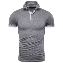 Load image into Gallery viewer, Dropshipping 16 Colors 100% Cotton Polo Giraffe Men's Polos Solid Slim Fit Embroidery Short Sleeve Polo Shirt Men US Size S-3XL